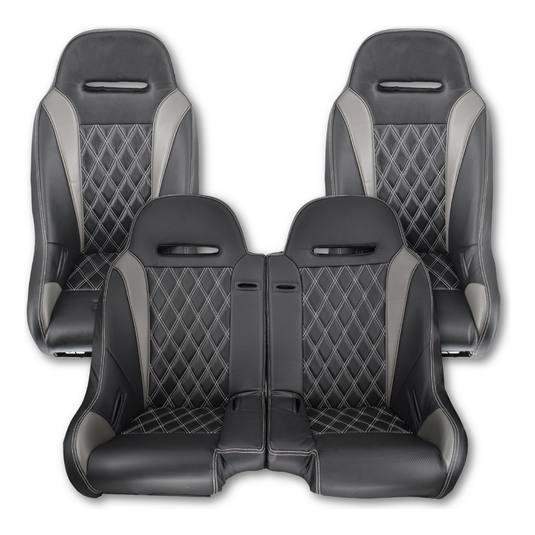 Aces Racing - 2024+ Polaris XP Bench Seat and Bucket Seat Combo