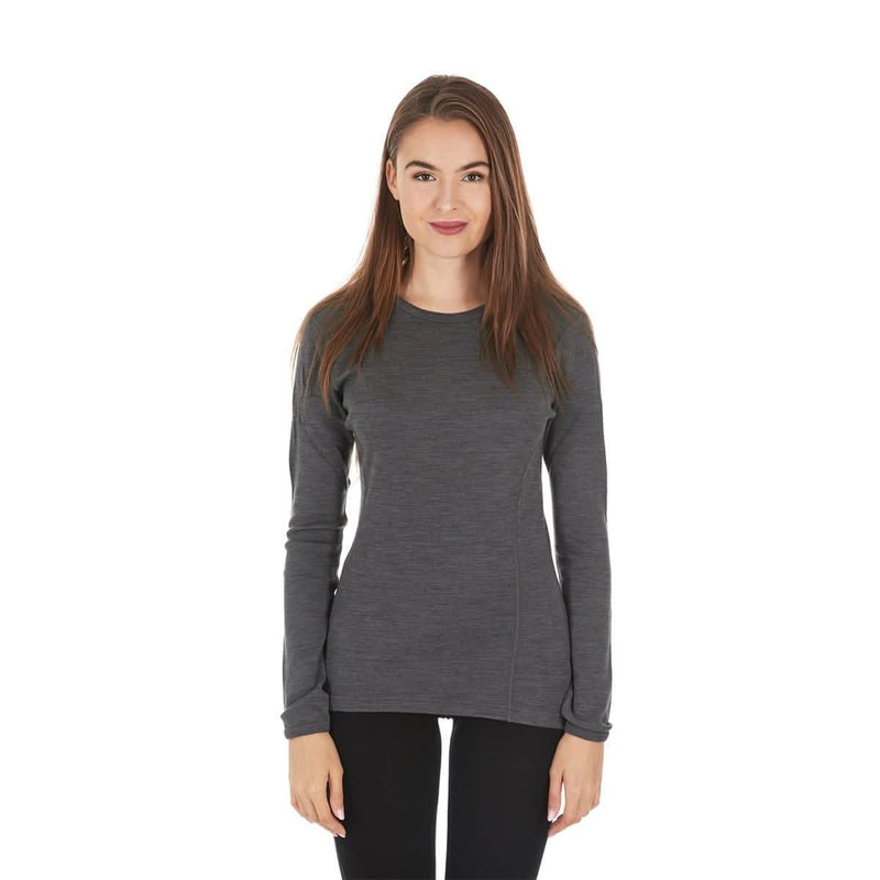 Load image into Gallery viewer, Midweight Women's Wool Crew Top -  100% Merino Wool
