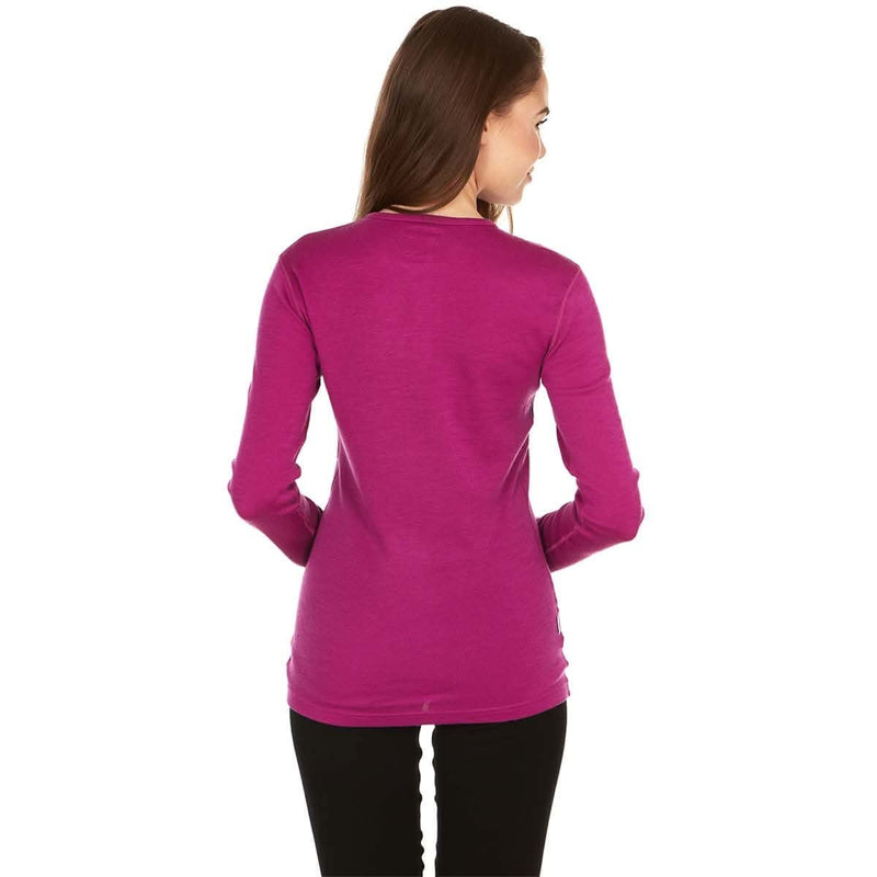 Load image into Gallery viewer, Midweight Women's Wool Crew Top -  100% Merino Wool
