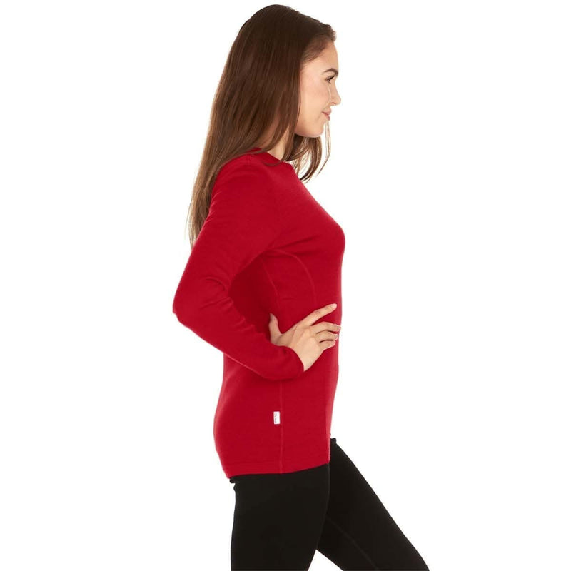 Load image into Gallery viewer, Midweight Women's Wool Crew Top -  100% Merino Wool

