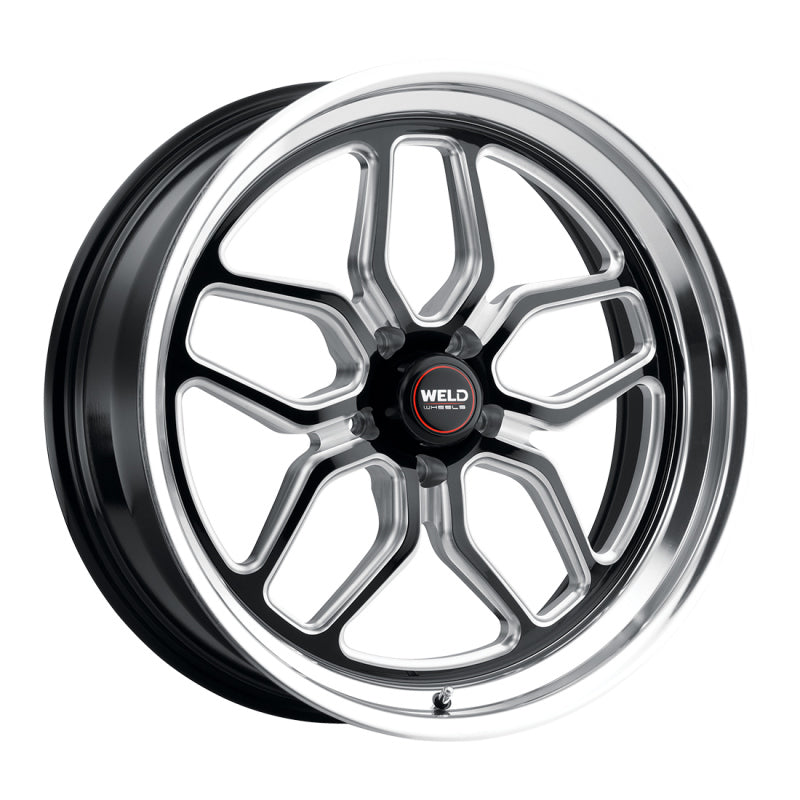 Load image into Gallery viewer, Weld S107 22X10.5 Laguna 5X127 ET13 BS6.25 Gloss Black MIL Dia 78.1

