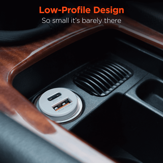 HyperGear Mini 20W USB-C PD + 18W USB Fast Car Charger