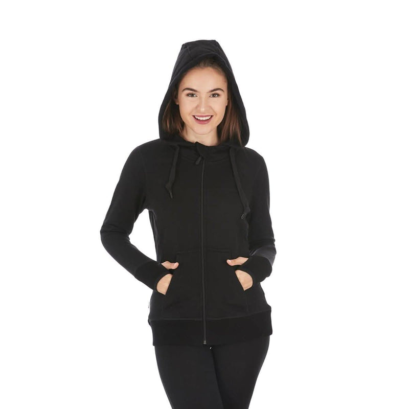 Load image into Gallery viewer, Women's Brushed Merino Wool Full-Zip Hoodie - Heavyweight
