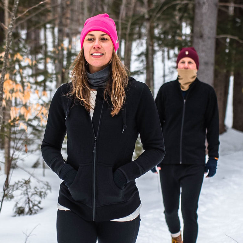 Load image into Gallery viewer, Women's Brushed Merino Wool Full-Zip Hoodie - Heavyweight
