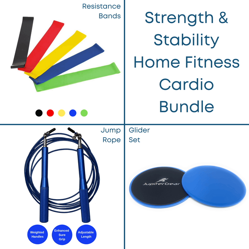 Load image into Gallery viewer, Strength &amp; Stability Home Fitness Cardio Bundle
