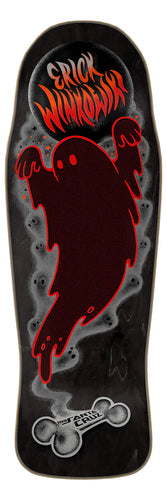Santa Cruz Winkowski Ghost Shaped Skateboard Deck - 10.34″ Black
