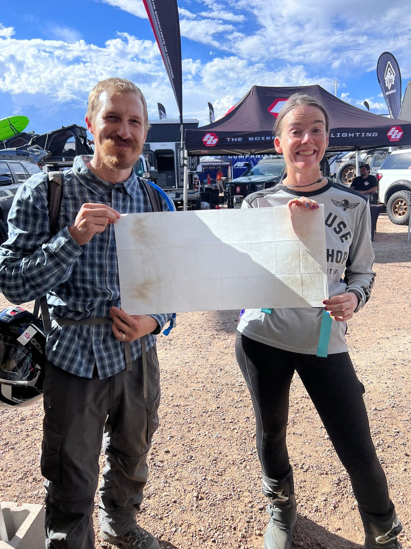 Load image into Gallery viewer, Adventure Sampler Kit: 4 Shower Pouches, 1 Hand Sanitizer (80%), and 1 Deodorant
