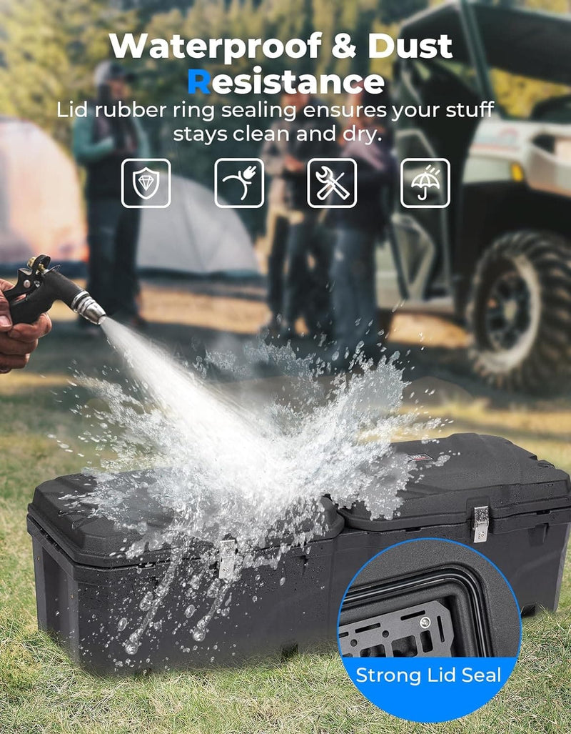 Load image into Gallery viewer, UTV Bed Box 29GAL for Polaris Ranger 1000 / XP 1000 / CREW 2018-2024
