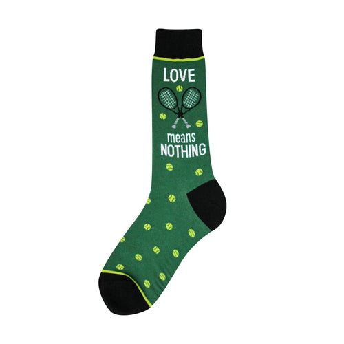 Tennis Love Mens Crew Socks