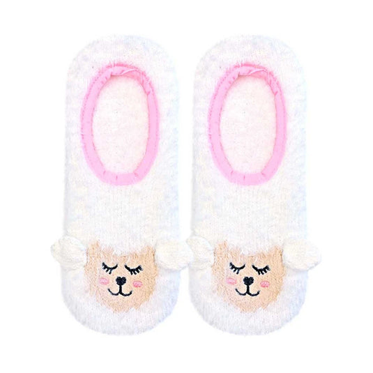 Fuzzy Lamb Non-Skid Slipper