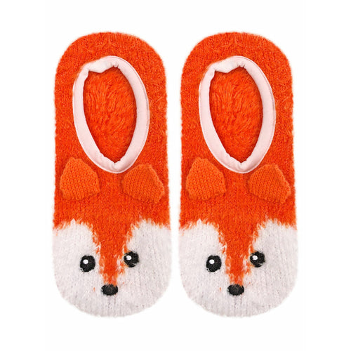 Fuzzy Fox Non-Skid Slipper