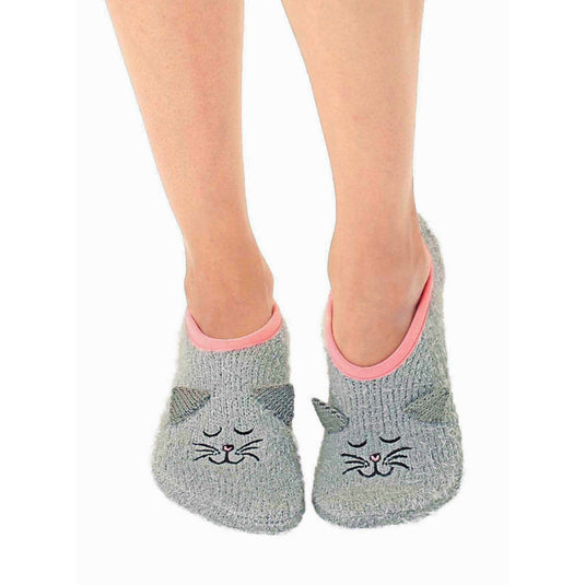 Fuzzy Cat Non-Skid Slipper