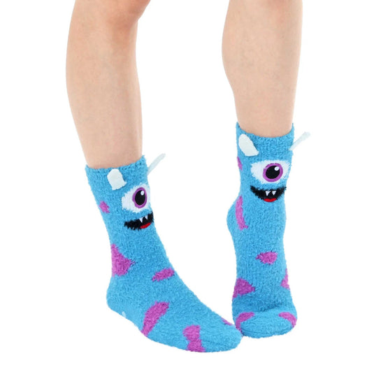 Fuzzy Monster Non-Skid Slipper