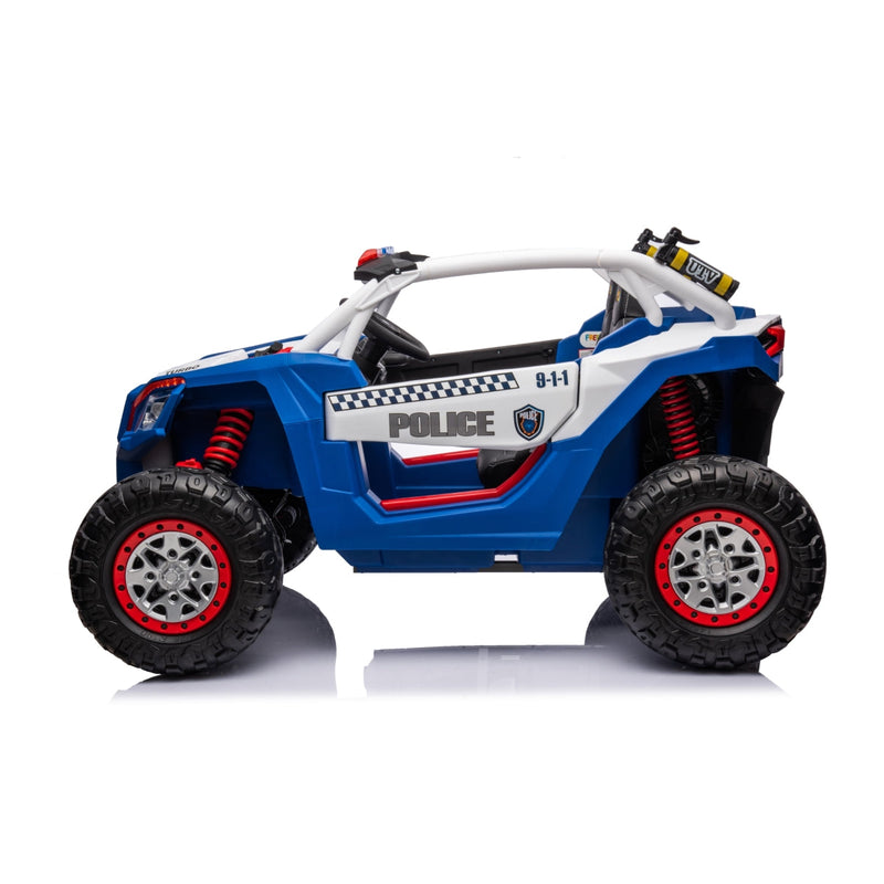 Load image into Gallery viewer, 24V Magic Cars Storm Police UTV 2-Seater for Kids with Lights &amp; Sirens for Action-Packed Adventures
