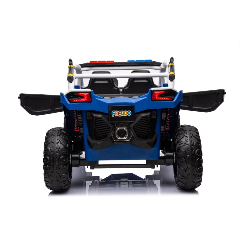 Load image into Gallery viewer, 24V Magic Cars Storm Police UTV 2-Seater for Kids with Lights &amp; Sirens for Action-Packed Adventures
