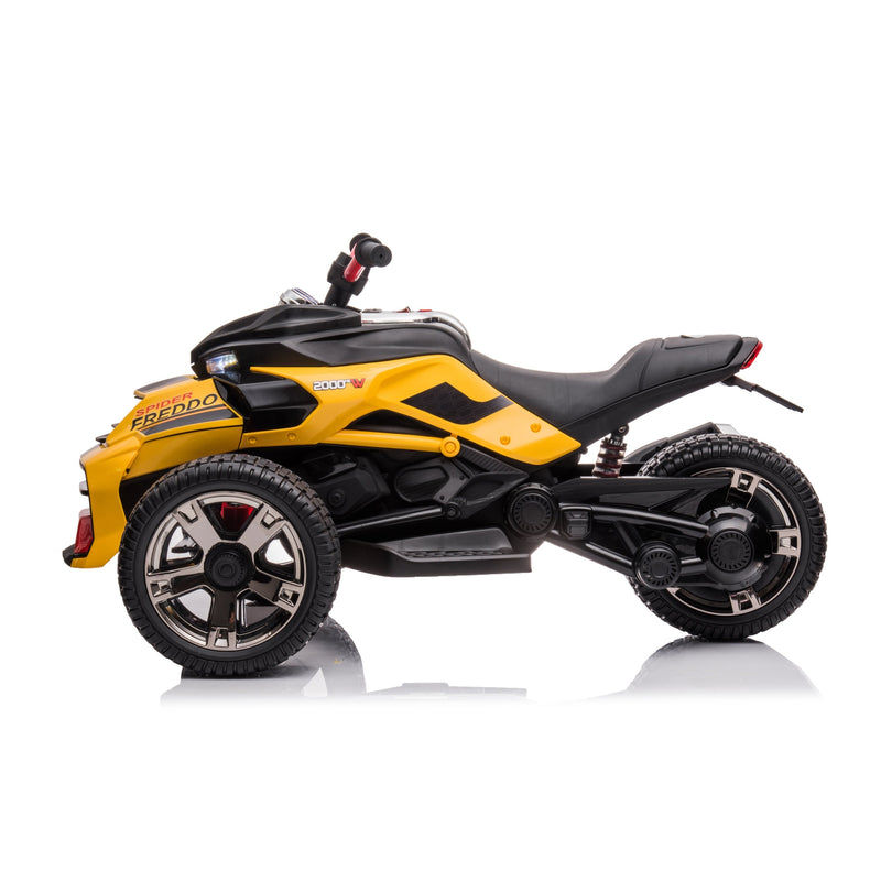 Load image into Gallery viewer, 24V Magic Cars Spider 2 Seater Ride-On 3 Wheel Motorcycle
