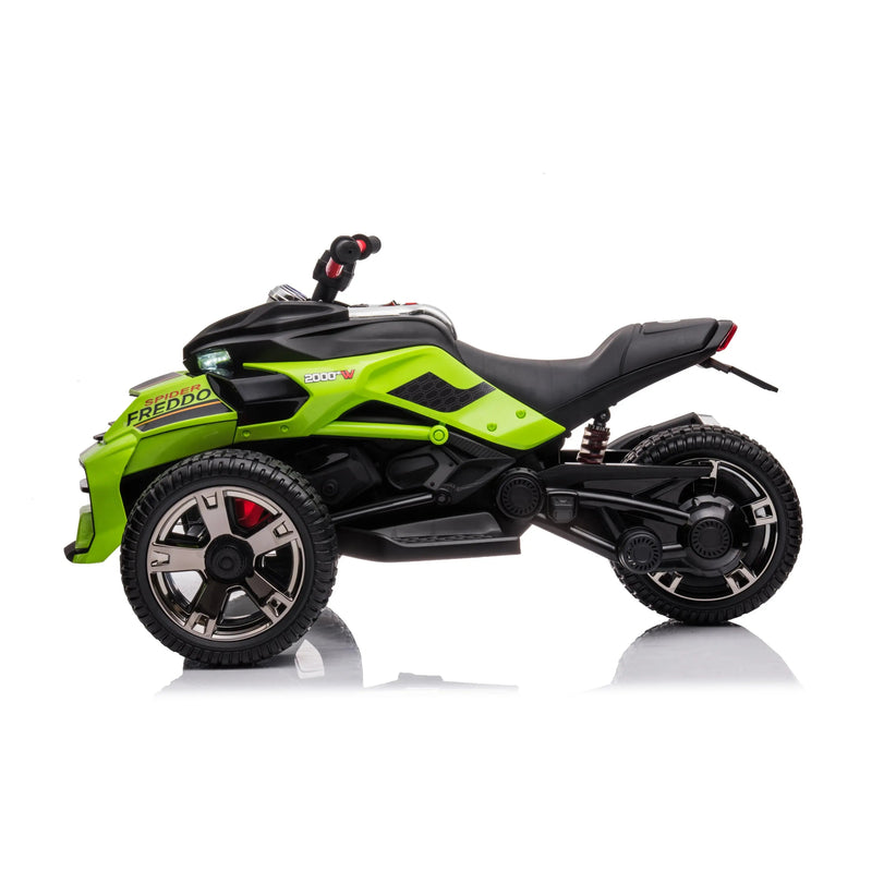 Load image into Gallery viewer, 24V Freddo Spider 2 Seater Ride-On 3 Wheel Motorcycle
