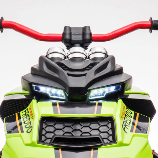 24V Magic Cars Spider 2 Seater Ride-On 3 Wheel Motorcycle