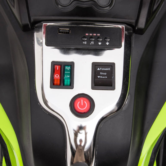 24V Magic Cars Spider 2 Seater Ride-On 3 Wheel Motorcycle