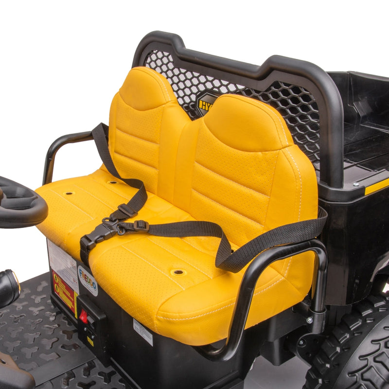 Load image into Gallery viewer, 24V 6 Wheeler Magic Cars Tractor Trailer 2 Seater Ride-on with Dump Cart and Parental Remote
