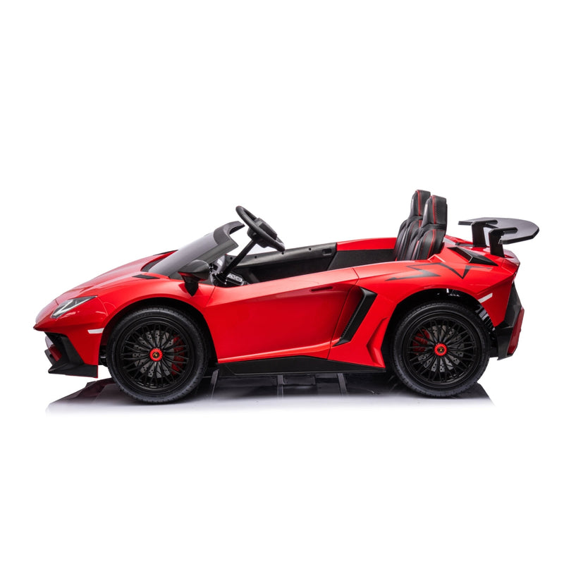 Load image into Gallery viewer, 24V Lamborghini Aventador 2 Seater Ride On Car for Kids: Advanced Brushless Motor &amp; Differential for High-Octane Fun
