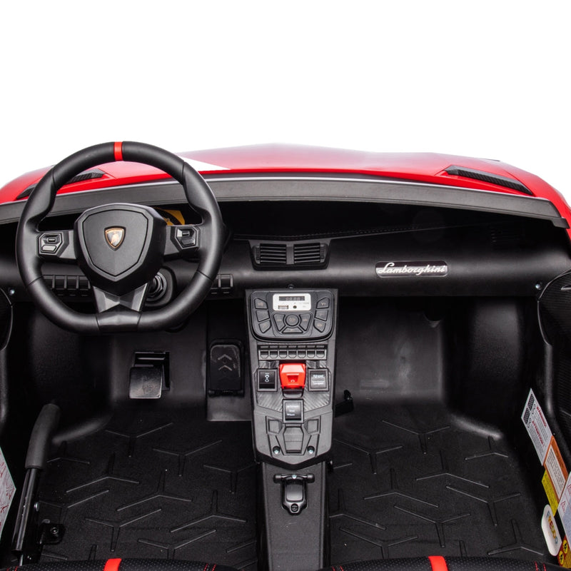 Load image into Gallery viewer, 24V Lamborghini Aventador 2 Seater Ride On Car for Kids: Advanced Brushless Motor &amp; Differential for High-Octane Fun
