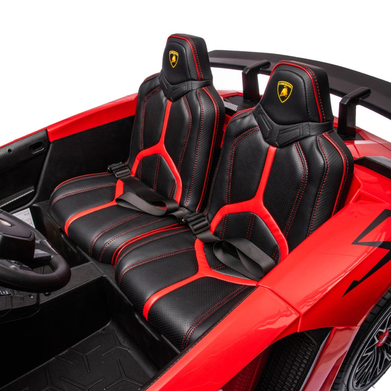 Load image into Gallery viewer, 24V Lamborghini Aventador 2 Seater Ride On Car for Kids: Advanced Brushless Motor &amp; Differential for High-Octane Fun
