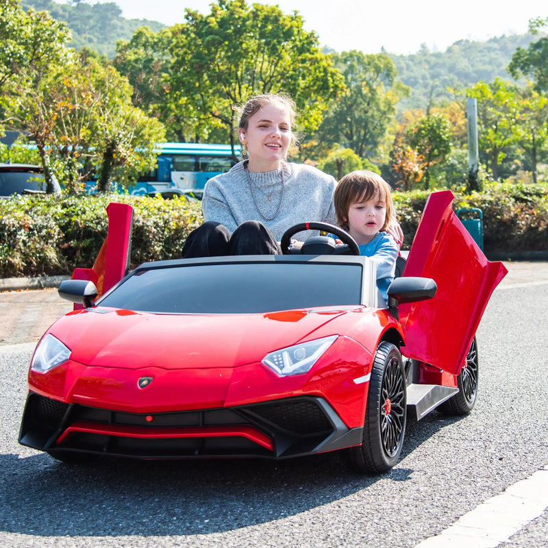 Load image into Gallery viewer, 24V Lamborghini Aventador 2 Seater Ride On Car for Kids: Advanced Brushless Motor &amp; Differential for High-Octane Fun
