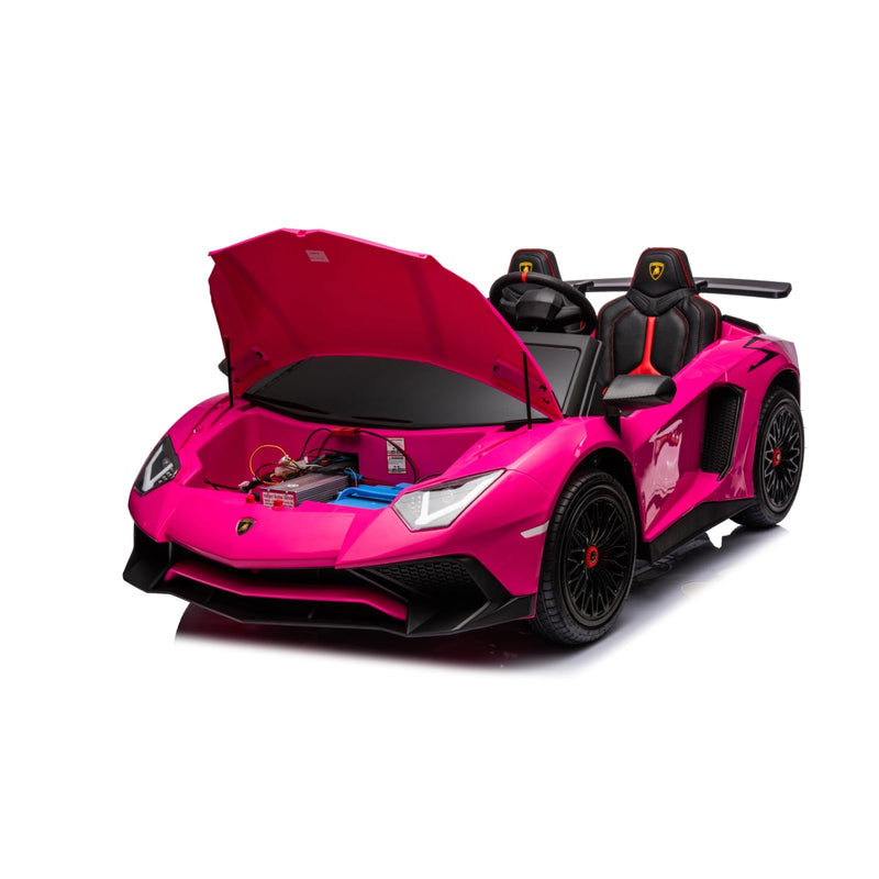 Load image into Gallery viewer, 24V Lamborghini Aventador 2 Seater Ride On Car for Kids: Advanced Brushless Motor &amp; Differential for High-Octane Fun
