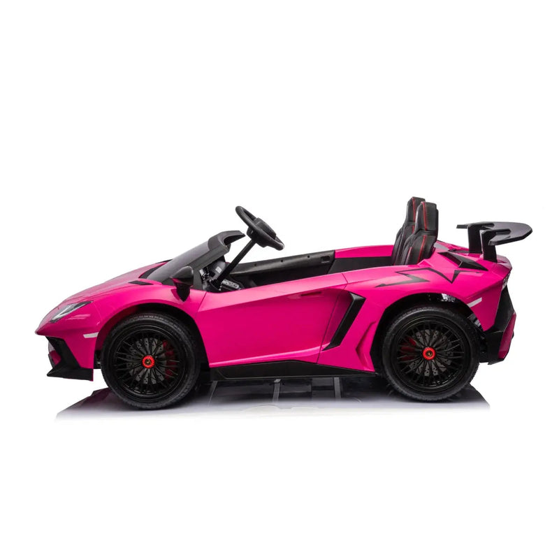 Load image into Gallery viewer, 24V Lamborghini Aventador 2 Seater Ride On Car for Kids: Advanced Brushless Motor &amp; Differential for High-Octane Fun
