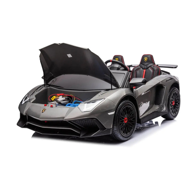 Load image into Gallery viewer, 24V Lamborghini Aventador 2 Seater Ride On Car for Kids: Advanced Brushless Motor &amp; Differential for High-Octane Fun
