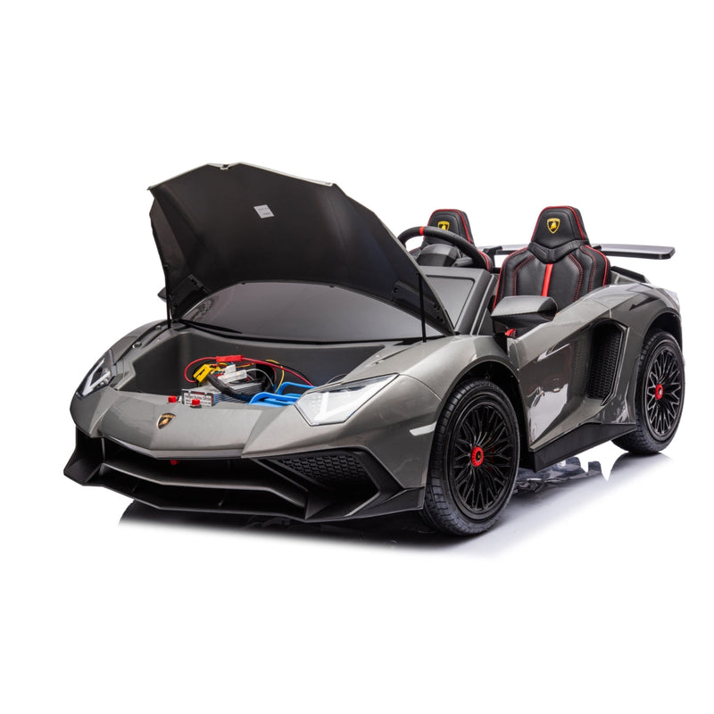 Load image into Gallery viewer, 24V Lamborghini Aventador 2 Seater Ride On Car for Kids: Advanced Brushless Motor &amp; Differential for High-Octane Fun
