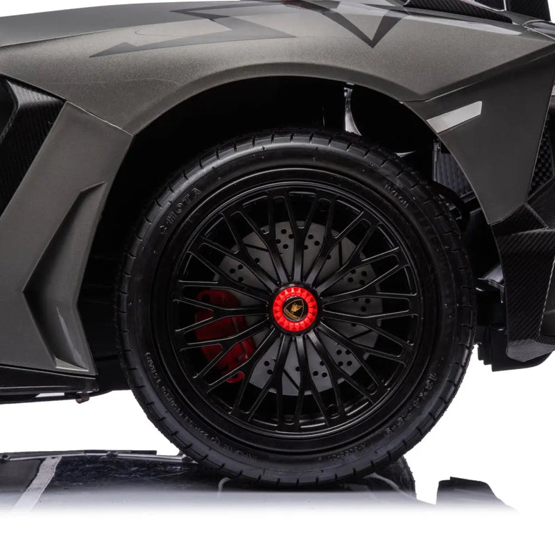 Load image into Gallery viewer, 24V Lamborghini Aventador 2 Seater Ride On Car for Kids: Advanced Brushless Motor &amp; Differential for High-Octane Fun

