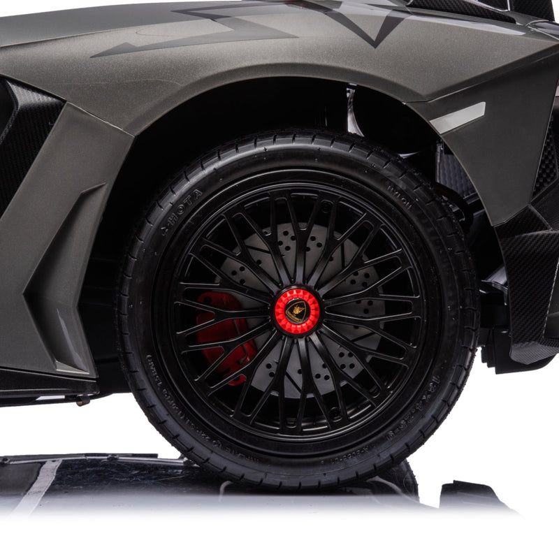 Load image into Gallery viewer, 24V Lamborghini Aventador 2 Seater Ride On Car for Kids: Advanced Brushless Motor &amp; Differential for High-Octane Fun
