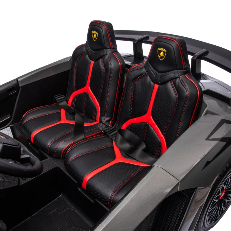 Load image into Gallery viewer, 24V Lamborghini Aventador 2 Seater Ride On Car for Kids: Advanced Brushless Motor &amp; Differential for High-Octane Fun
