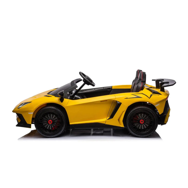 Load image into Gallery viewer, 24V Lamborghini Aventador 2 Seater Ride On Car for Kids: Advanced Brushless Motor &amp; Differential for High-Octane Fun

