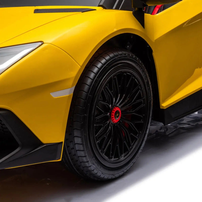 Load image into Gallery viewer, 24V Lamborghini Aventador 2 Seater Ride On Car for Kids: Advanced Brushless Motor &amp; Differential for High-Octane Fun

