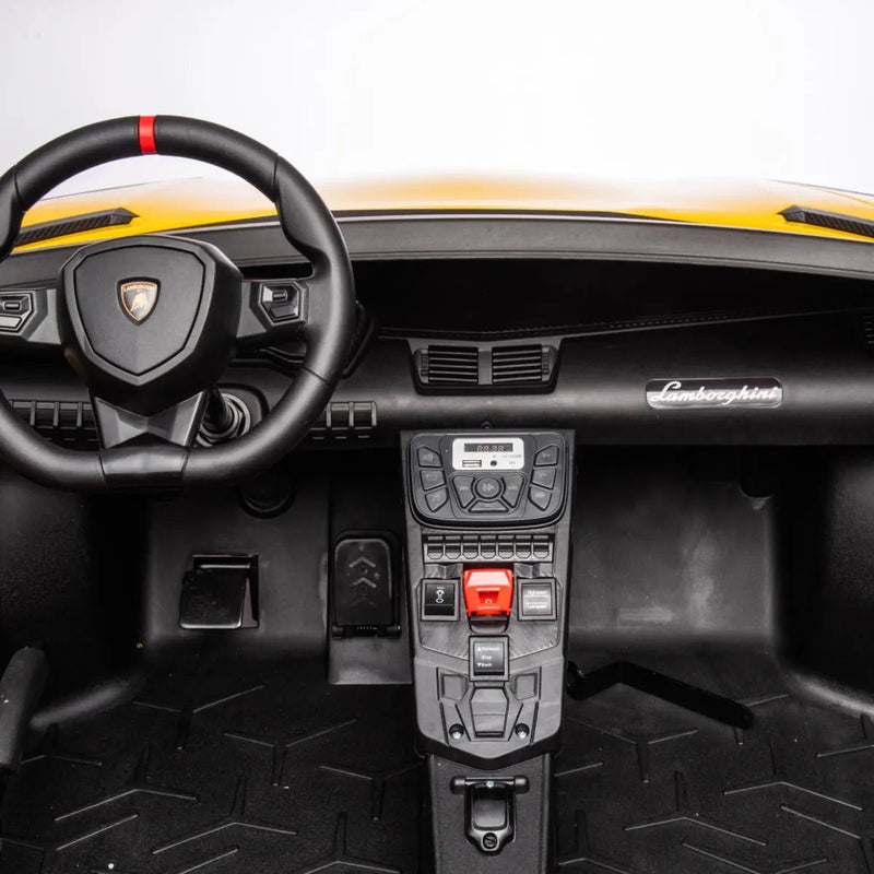 Load image into Gallery viewer, 24V Lamborghini Aventador 2 Seater Ride On Car for Kids: Advanced Brushless Motor &amp; Differential for High-Octane Fun
