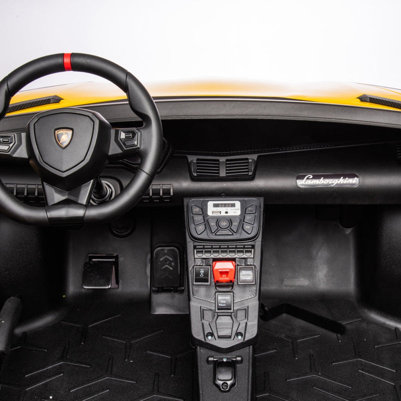 Load image into Gallery viewer, 24V Lamborghini Aventador 2 Seater Ride On Car for Kids: Advanced Brushless Motor &amp; Differential for High-Octane Fun
