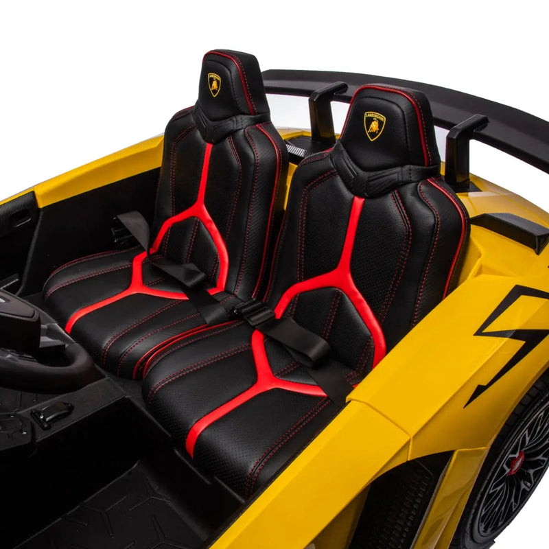 Load image into Gallery viewer, 24V Lamborghini Aventador 2 Seater Ride On Car for Kids: Advanced Brushless Motor &amp; Differential for High-Octane Fun
