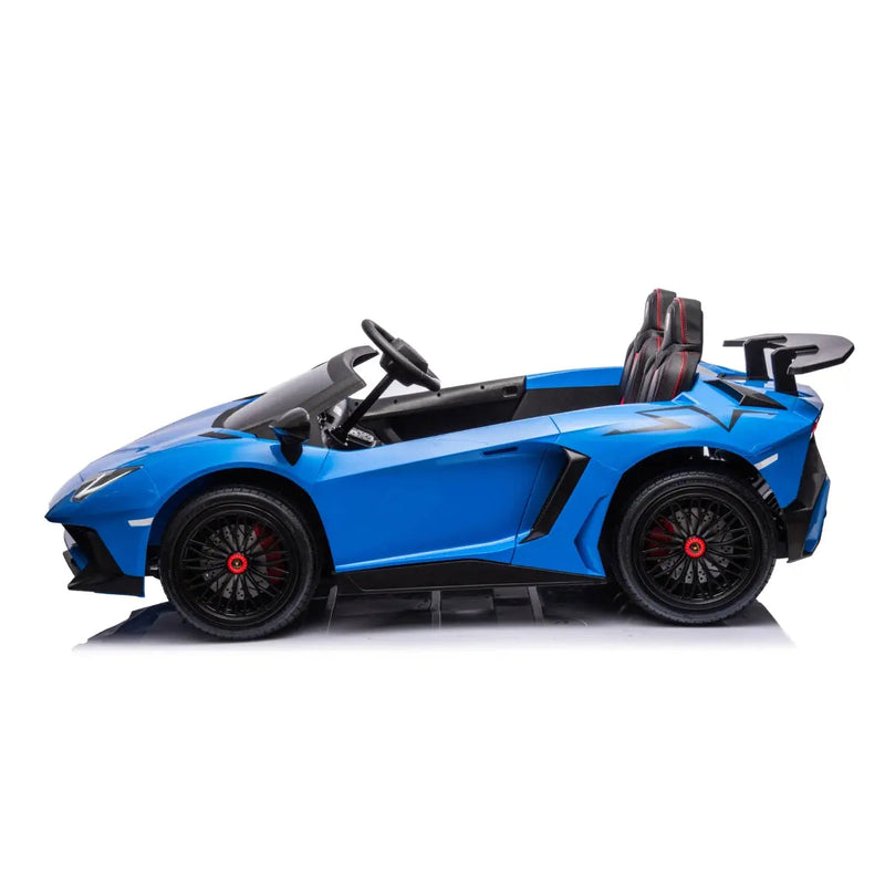 Load image into Gallery viewer, 24V Lamborghini Aventador 2 Seater Ride On Car for Kids: Advanced Brushless Motor &amp; Differential for High-Octane Fun
