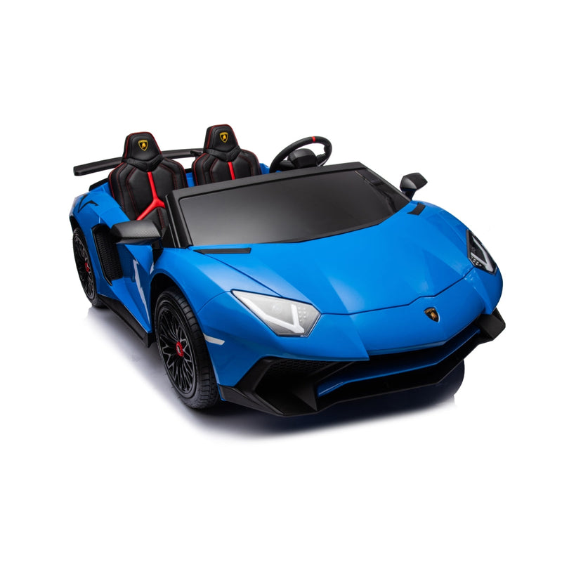 Load image into Gallery viewer, 24V Lamborghini Aventador 2 Seater Ride On Car for Kids: Advanced Brushless Motor &amp; Differential for High-Octane Fun
