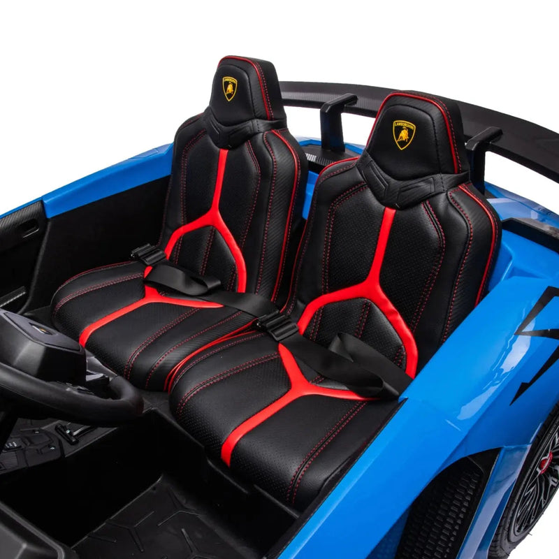 Load image into Gallery viewer, 24V Lamborghini Aventador 2 Seater Ride On Car for Kids: Advanced Brushless Motor &amp; Differential for High-Octane Fun
