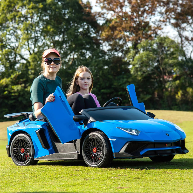 Load image into Gallery viewer, 24V Lamborghini Aventador 2 Seater Ride On Car for Kids: Advanced Brushless Motor &amp; Differential for High-Octane Fun
