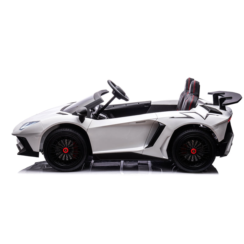 Load image into Gallery viewer, 24V Lamborghini Aventador 2 Seater Ride On Car for Kids: Advanced Brushless Motor &amp; Differential for High-Octane Fun
