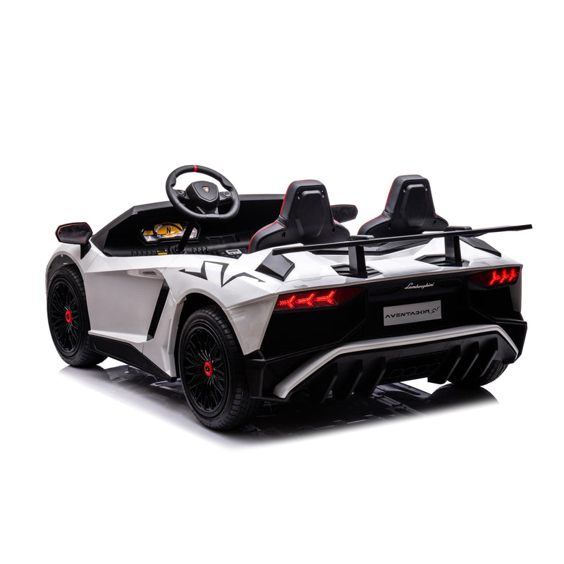 Load image into Gallery viewer, 24V Lamborghini Aventador 2 Seater Ride On Car for Kids: Advanced Brushless Motor &amp; Differential for High-Octane Fun
