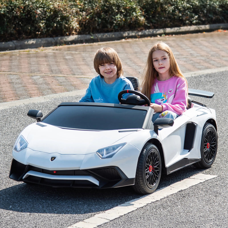 Load image into Gallery viewer, 24V Lamborghini Aventador 2 Seater Ride On Car for Kids: Advanced Brushless Motor &amp; Differential for High-Octane Fun
