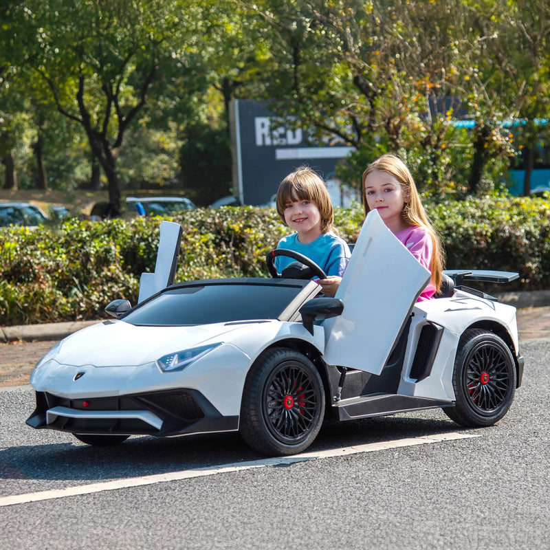 Load image into Gallery viewer, 24V Lamborghini Aventador 2 Seater Ride On Car for Kids: Advanced Brushless Motor &amp; Differential for High-Octane Fun

