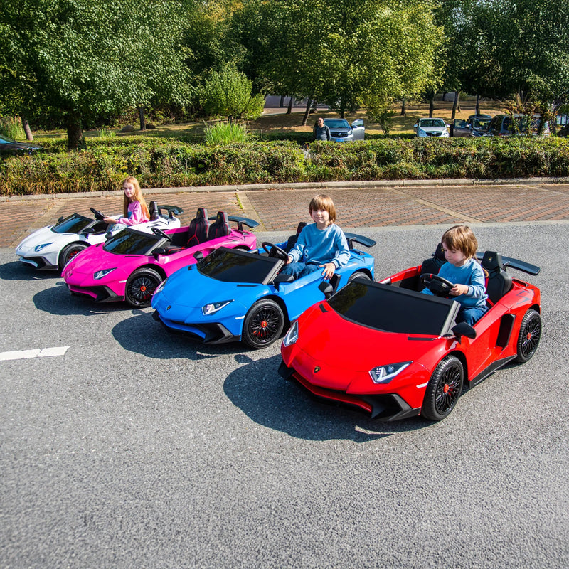 Load image into Gallery viewer, 24V Lamborghini Aventador 2 Seater Ride On Car for Kids: Advanced Brushless Motor &amp; Differential for High-Octane Fun
