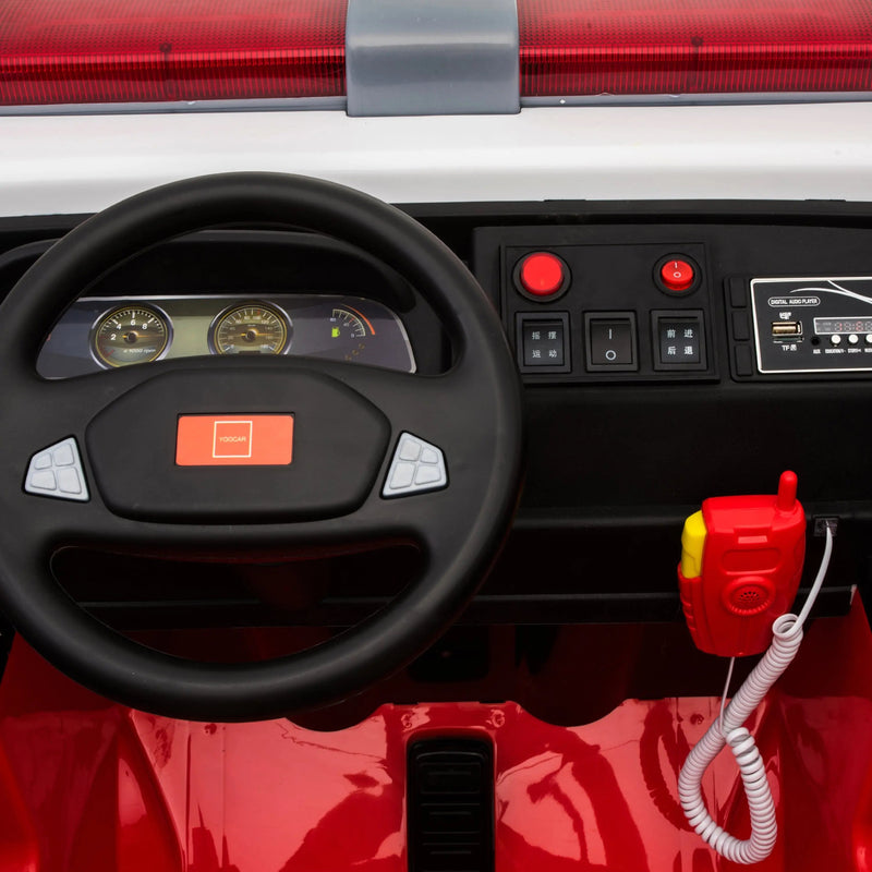 Load image into Gallery viewer, 24V Freddo Fire Truck 2-Seater Ride on
